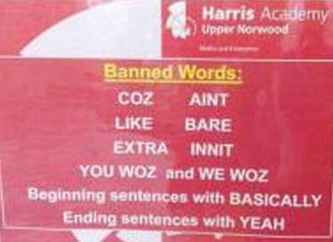 banned-words-school-london